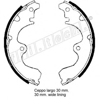 fri.tech. 17326 Brake Shoe Set
